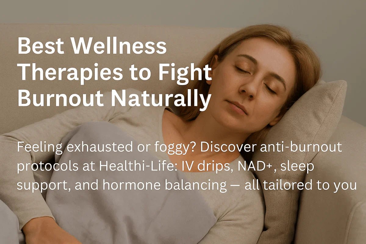 Best Wellness Therapies to Fight Burnout Naturally - Healthi-Life Longevity Center
