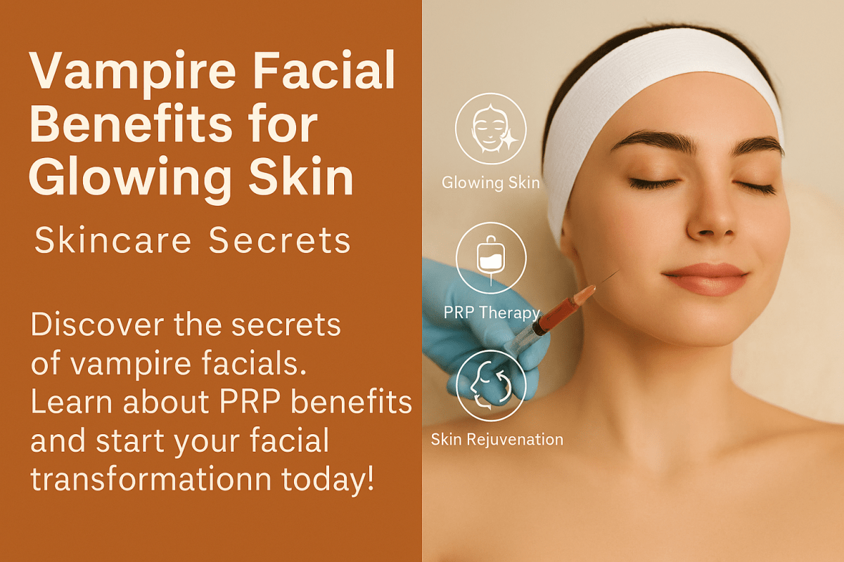 Vampire Facial Benefits for Glowing Skin | Skincare Secrets - Healthi-Life Longevity Center
