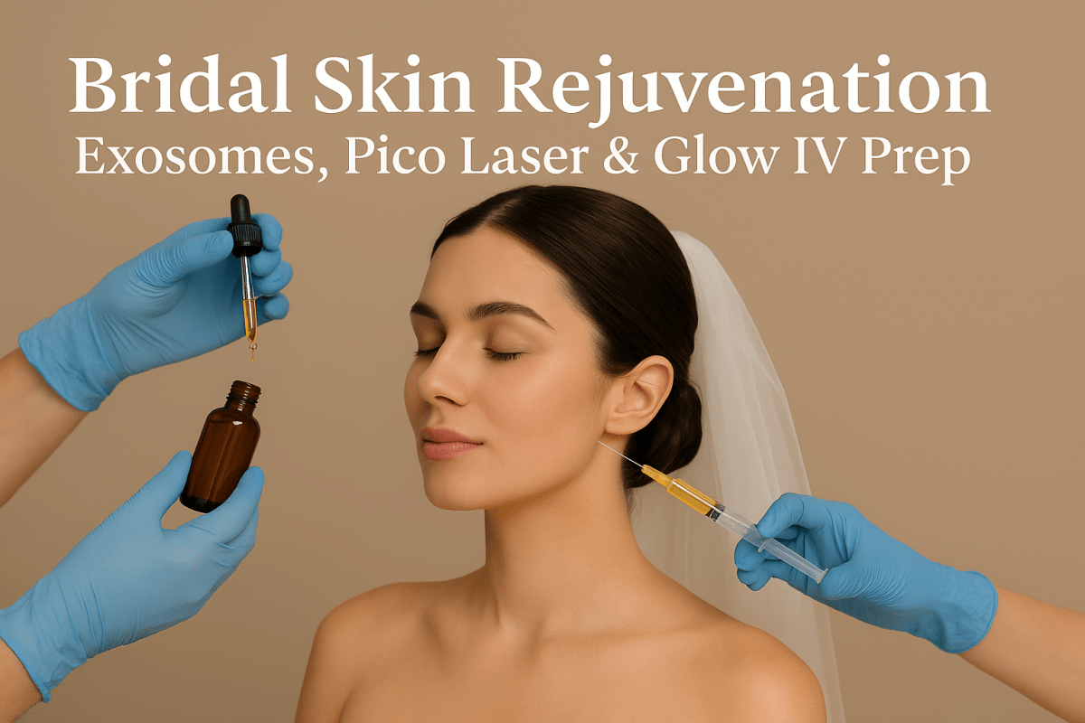 Bridal Skin Rejuvenation: Exosomes, Pico Laser & Glow IV Prep - Healthi-Life Longevity Center
