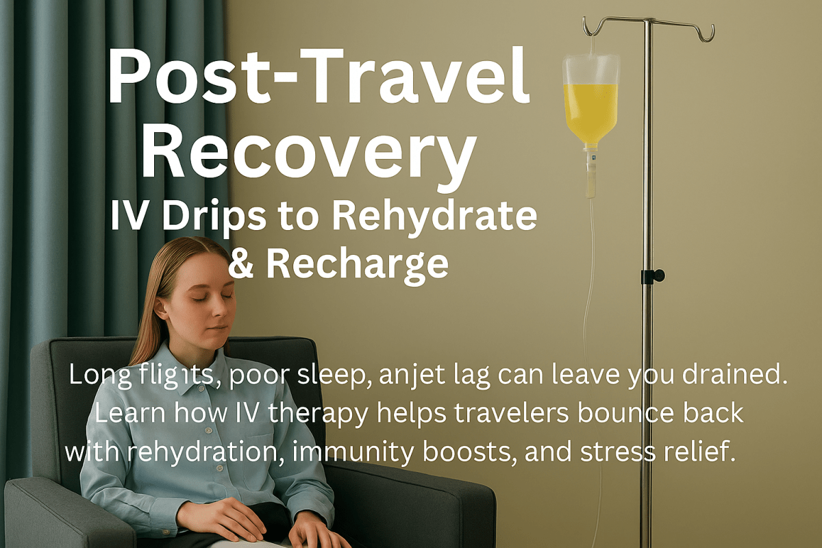旅行后的恢复:静脉注射疗法补充水分和能量 - Healthi-Life长寿中心