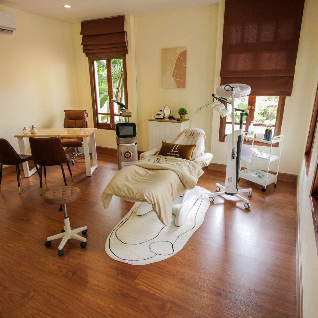 Private treatment suite at Healthi Life Bangkok