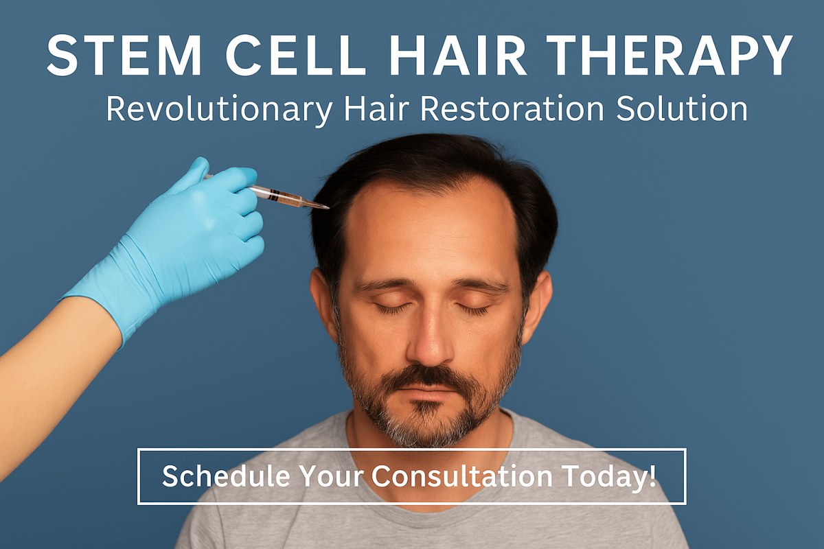 Stem Cell Hair Therapy: Revolutionary Hair Restoration Solution | Hair Loss Treatment - Healthi-Life Longevity Center