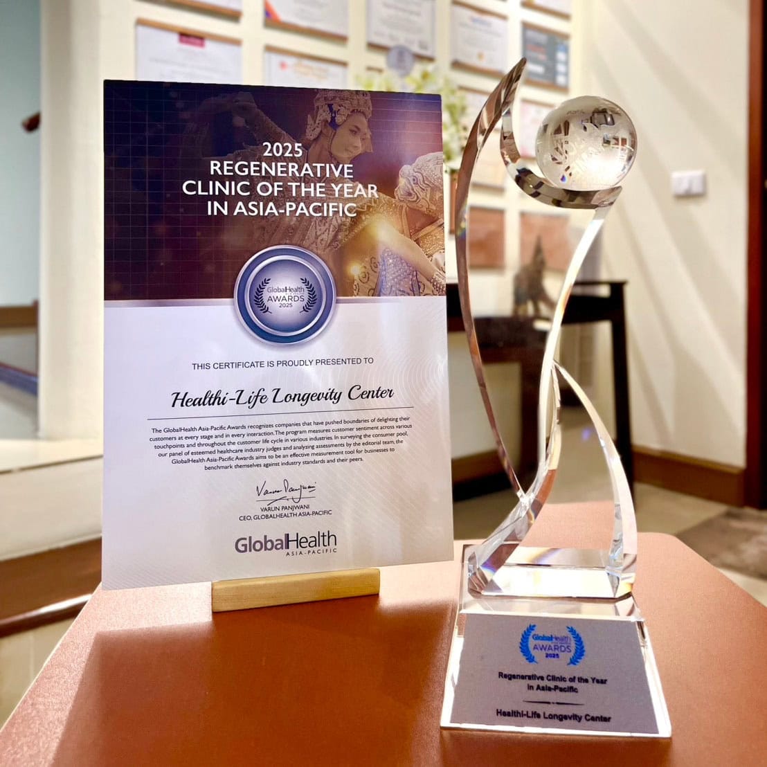 Best Regenerative Medicine Clinic Thailand 2025 — Global Health & Travel Awards