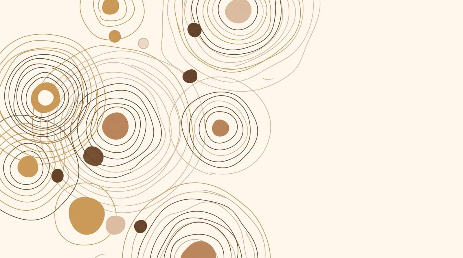 Illustration abstraite de structures cellulaires aux couleurs de la marque Healthi Life