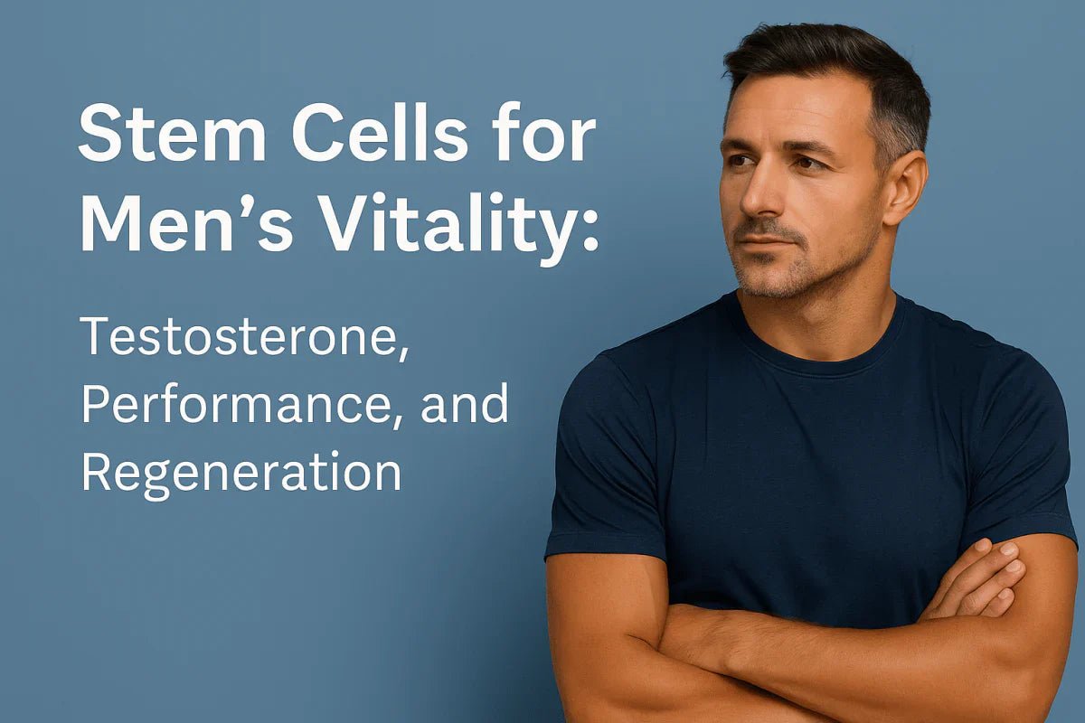 男性の活力のための幹細胞：テストステロン、パフォーマンス、再生 - ヘルシライフ長寿センター