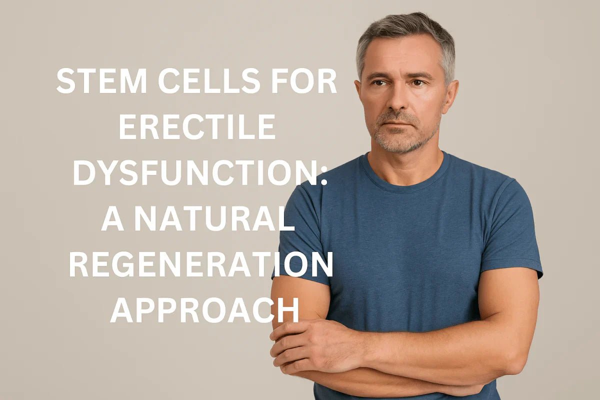การบำบัดด้วยเซลล์ต้นกำเนิดสำหรับภาวะหย่อนสมรรถภาพทางเพศ: การฟื้นฟูตามธรรมชาติ - ศูนย์สุขภาพอายุยืนยาว Healthi-Life